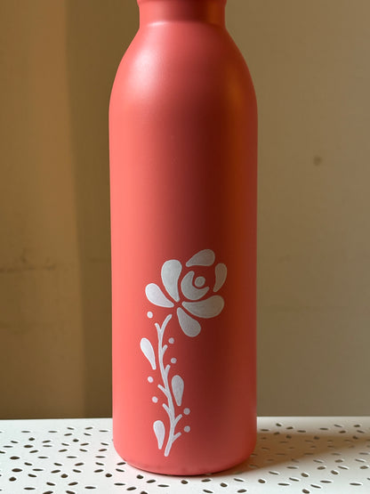Coral Water Bottle
