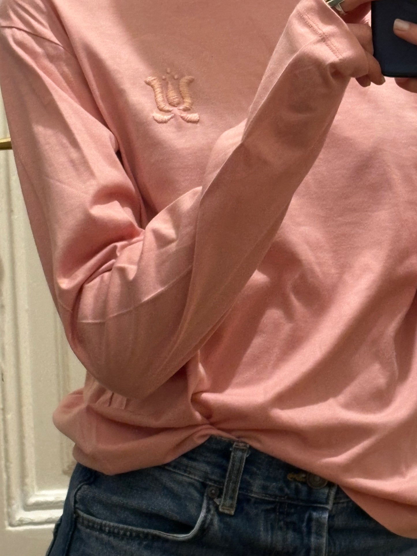 Pink Long-Sleeved Shirt