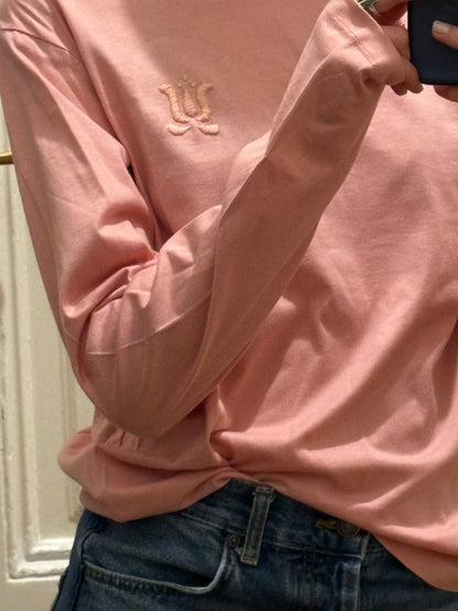 Pink Long-Sleeved Shirt