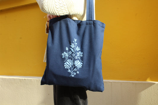 Navy Tote Bag