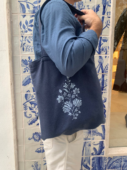Navy Tote Bag