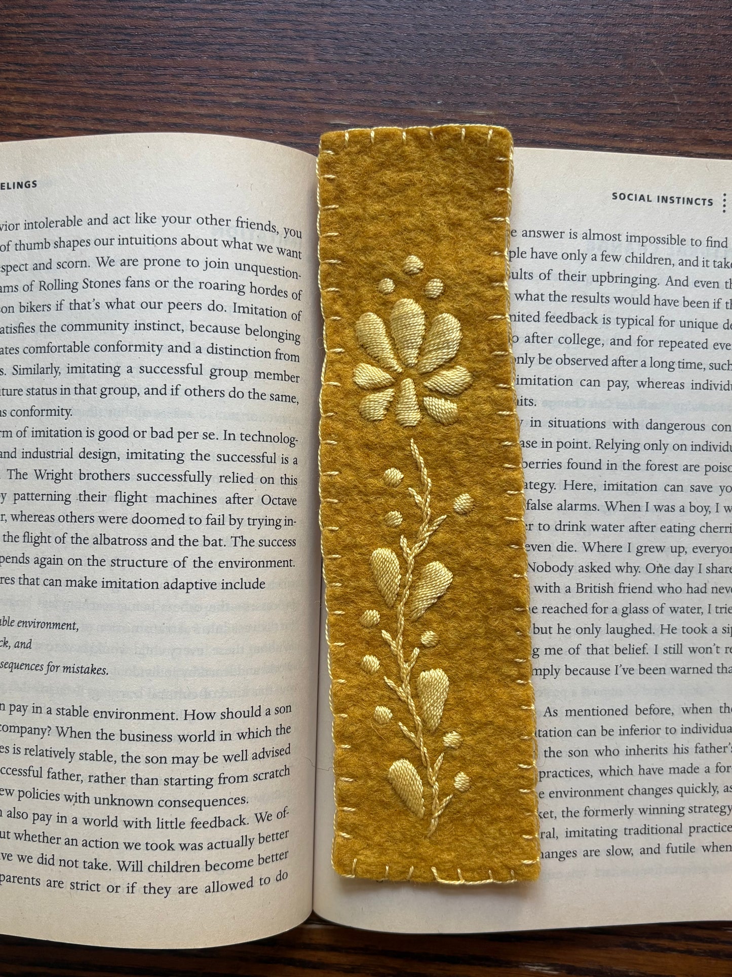 Yellow Bookmarker