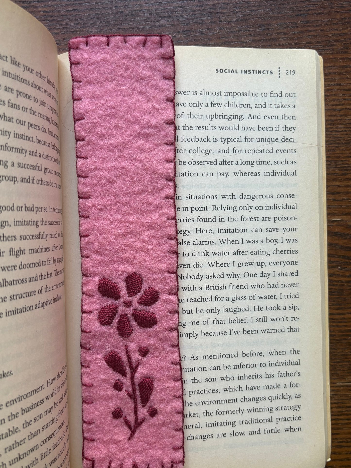Flor linda Bookmarker
