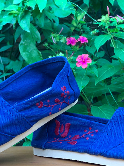 Red Blue Alpargatas