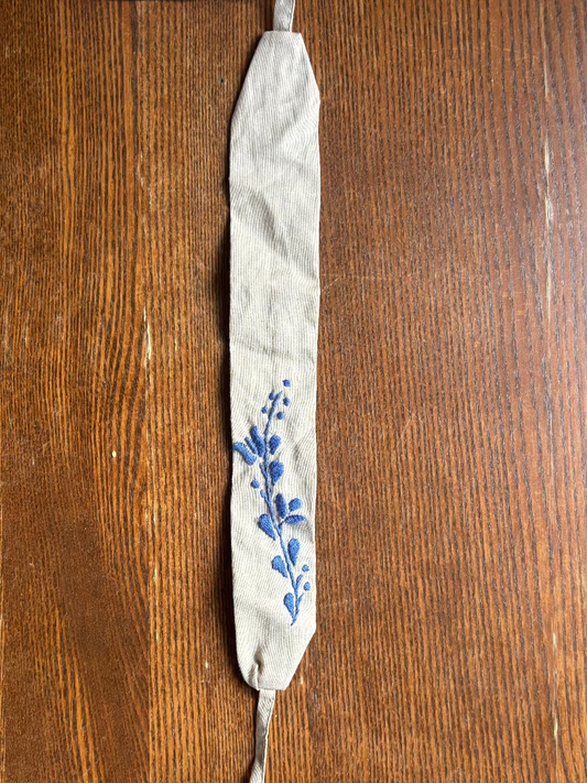 Blue & Beige Headband