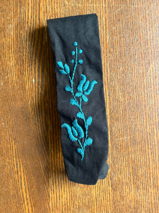 Black & Teal Headband