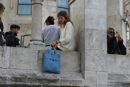 Light Blue Tote Bag